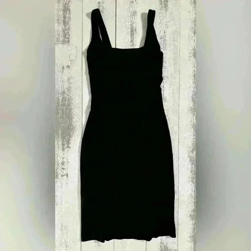 EUC Diane Von Furstenburge - DVF Bodycon Black Bridget Dress Size 2 - Picture 8 of 15
